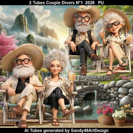 2 Tubes Couples Divers N°1  2026