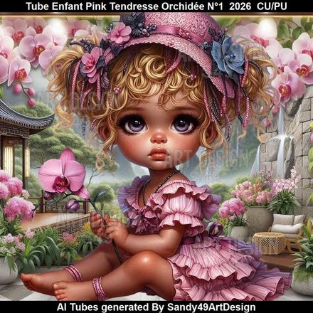 Tube Enfant Pink Tendresse Orchidée N°1  2026