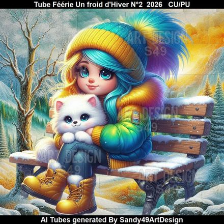 Tube Féérie Un Froid d'Hiver N°2  2026