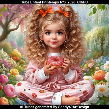 Tube Enfant Printemps N°3  2026