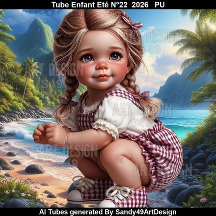 Tube Enfant Eté N°22  2026