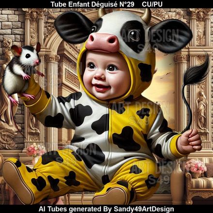 Tube Enfant Déguisé N°29