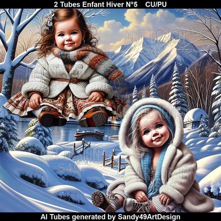 2 Tubes Enfant Hiver N°5
