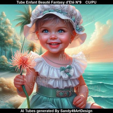 Tube Enfant Beauté Fantasy d&#x27;Eté N°9
