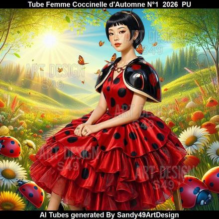 Tube Femme Coccinelle d'Automne N°1  2026