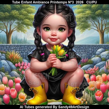 Tube Enfant Ambiance printemps N°3  2026