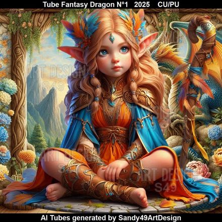 Tube Fantasy Dragon N°1   2025