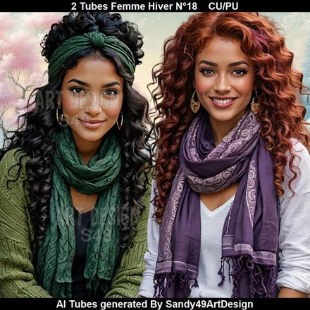 2 Tubes Femme Hiver N°18