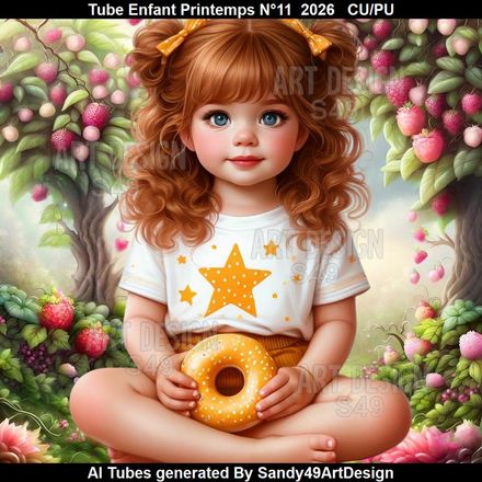 Tube Enfant Printemps N°11  2026