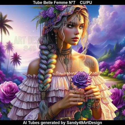 Tube Belle Femme N°7