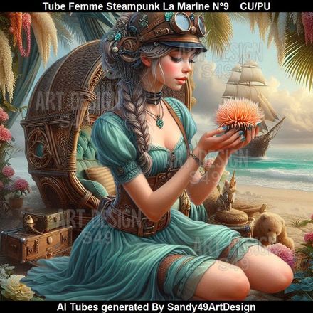 Tube Femme Steampunk La Marine N°9