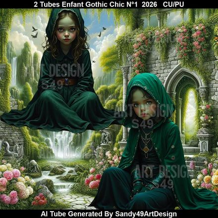 2 Tubes Enfant Gothic Chic N°1  2026