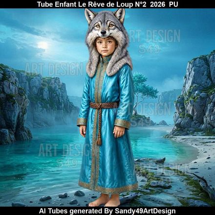 Tube Enfant Le Rêve de Loup N°2  2026  