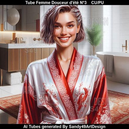 Tube Femme Douceur d&#x27;été N°3
