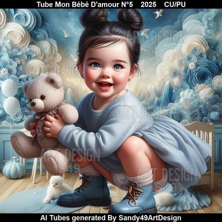 Tube Mon Bébé d&#x27;amour N°5    2025