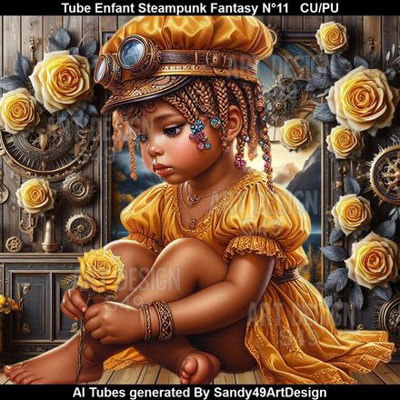 Tube Enfant Steampunk Fantasy N°11