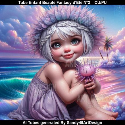 Tube Enfant Beauté Fantasy d&#x27;Eté N°2