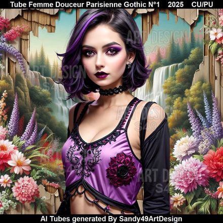 Tube Femme Douceur Parisienne Gothic N°1    2025