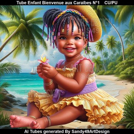 Tube Enfant Bienvenue aux Caraïbes N°1