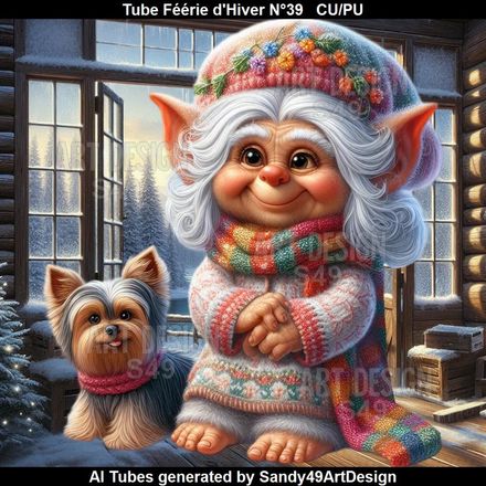Tube Féérie d'hiver N°39