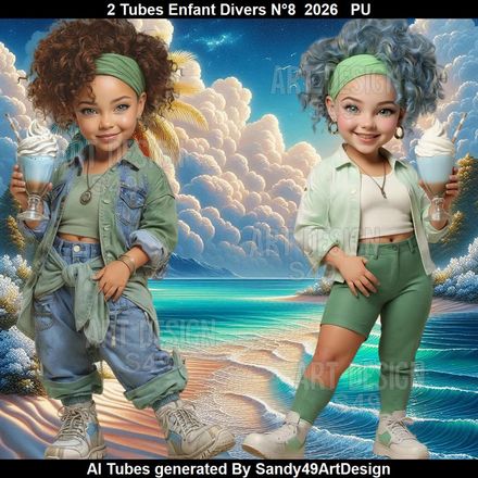 2 Tubes Enfant Divers N°8  2026