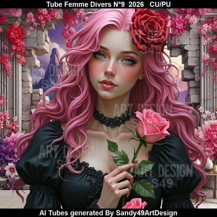 Tube Femme Divers N°9  2026