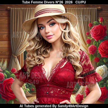 Tube Femme Divers N°26  2026