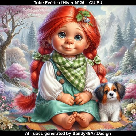 Tube Féérie d'Hiver N°26