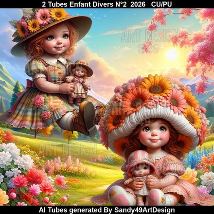 2 Tubes Enfant Divers N°2  2026