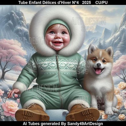 Tube Enfant Délices d&#x27;Hiver N°4   2025
