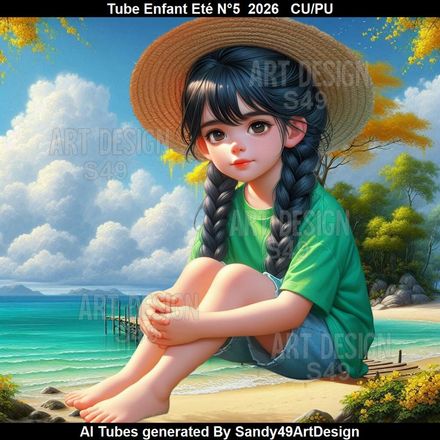 Tube Enfant Eté N°5  2026