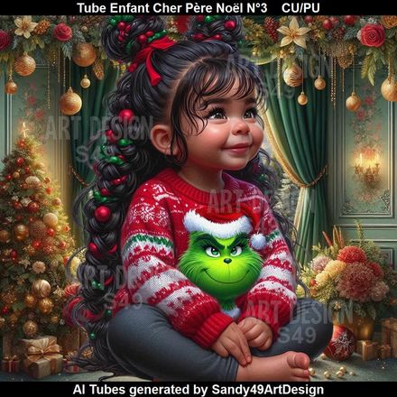 Tube Enfant Cher Père Noël N°3