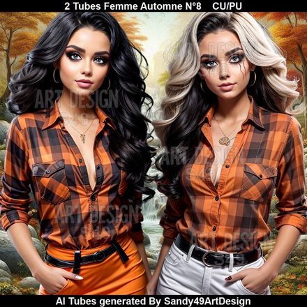 2 Tubes Femme Automne N°8