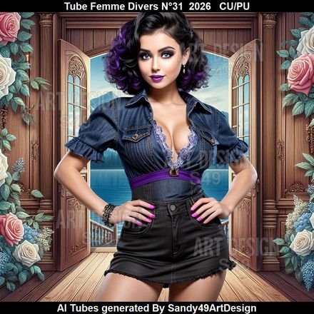 Tube Femme Divers N°31  2026