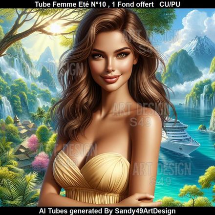 Tube Femme Eté N°10