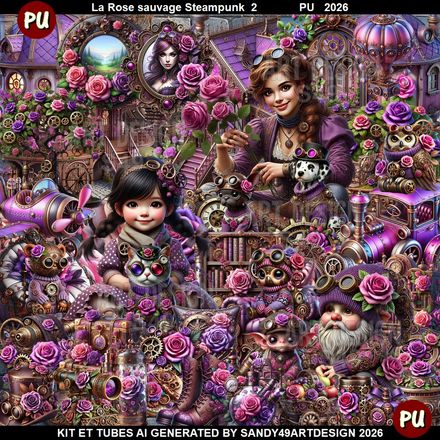 La Rose sauvage Steampunk 2  2026