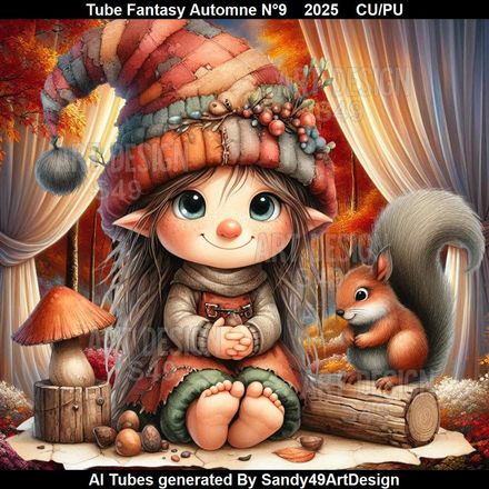 Tube Fantasy Automne N°9    2025