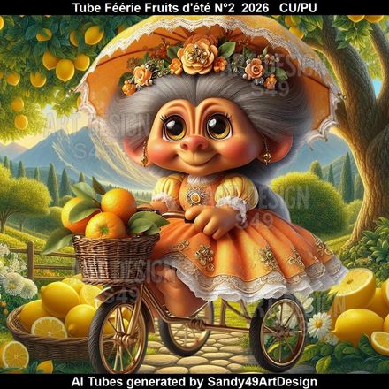 Tube Féérie Fruits d'été N°2  2026