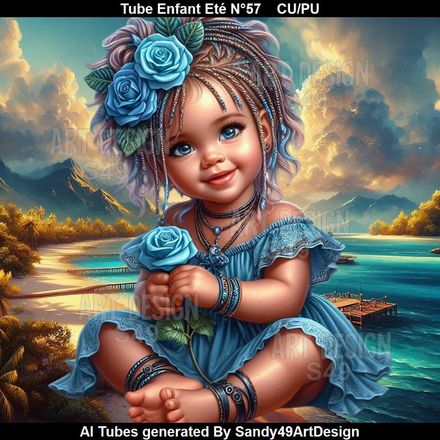 Tube Enfant Eté N°57
