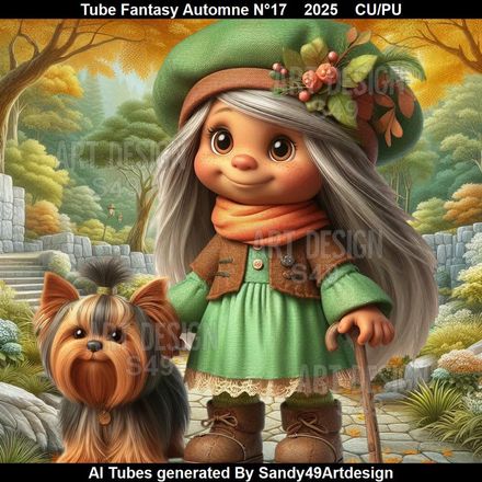 Tube Fantasy Automne N°17   2025