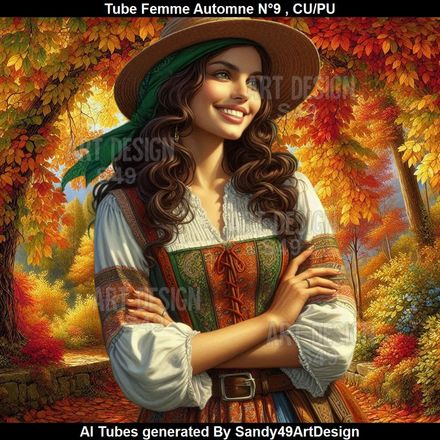 Tube Femme Automne N°9