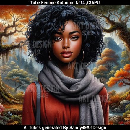 Tube Femme Automne N°14