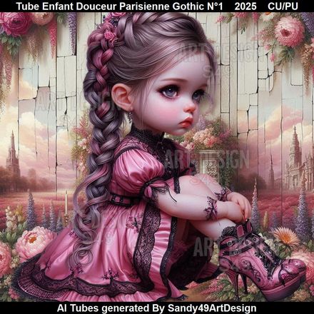 Tube Enfant Douceur Parisienne Gothic N°1    2025
