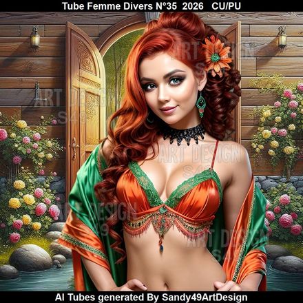 Tube Femme Divers N°35  2026