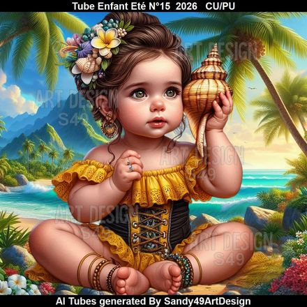 Tube Enfant Eté N°15  2026