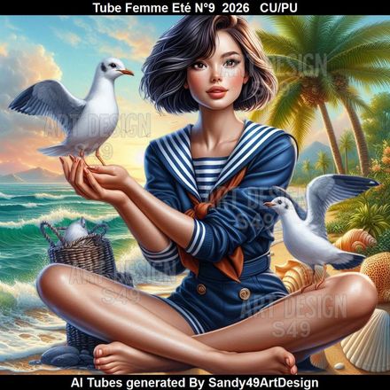 Tube Femme Eté N°9  2026