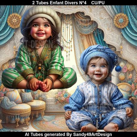 2 Tubes Enfant Divers N°4