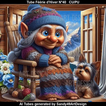 Tube Féérie d'Hiver N°40