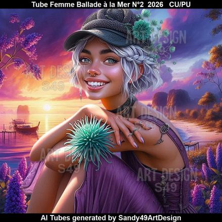 Tube Femme Ballade à la mer N°2  2026