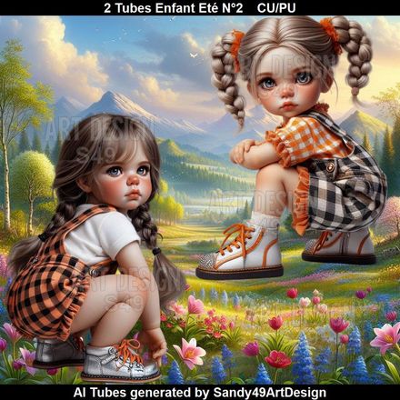 2 Tubes Enfant Eté N°2